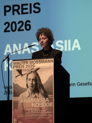 Sacha Marianne Salzmann bei der Preisverleihung 2026